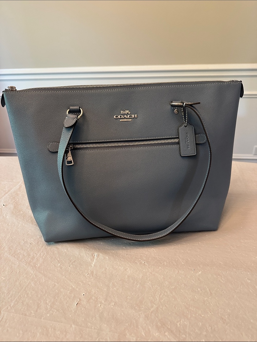 Coach Blue Gallery Tote